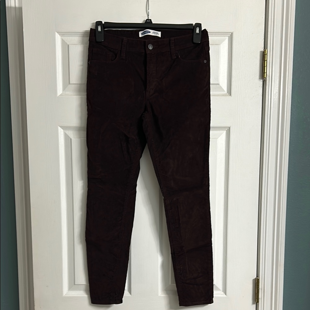 Old Navy Corduroy Burgundy Jeans